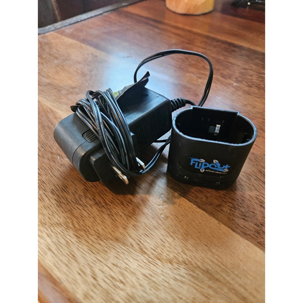 Speed Hex Flipout Rechargeable Battery Charger Base and AC Power Adapter Black